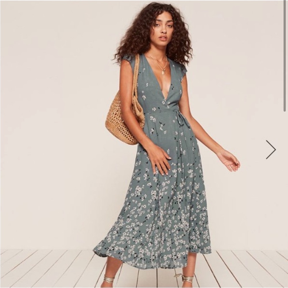 NWT Reformation Mollie Dress - Fresco - XS